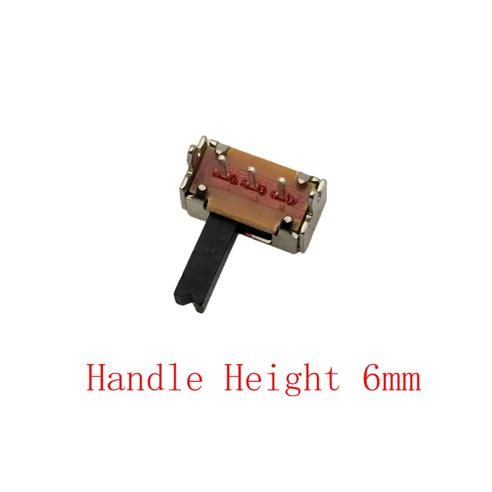 

20 шт. SK12D07 тумблер 3-контактный печатная плата 1P2T SPDT ползунковый переключатель высота ручки 2/3/4/5/6/7 мм миниатюрный тумблер ВКЛ-ВЫКЛ прерыватель