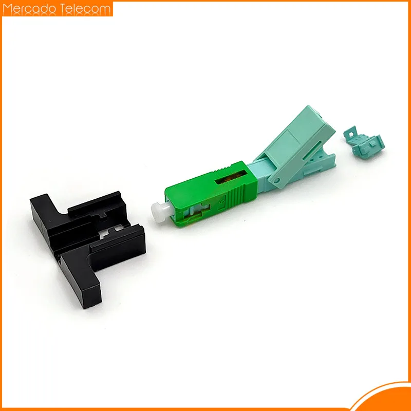 53MM SC APC SM Single-Mode Optical Connector FTTH Fiber Optic Fast Connector Embedded High Quality SC UPC Quick Connector
