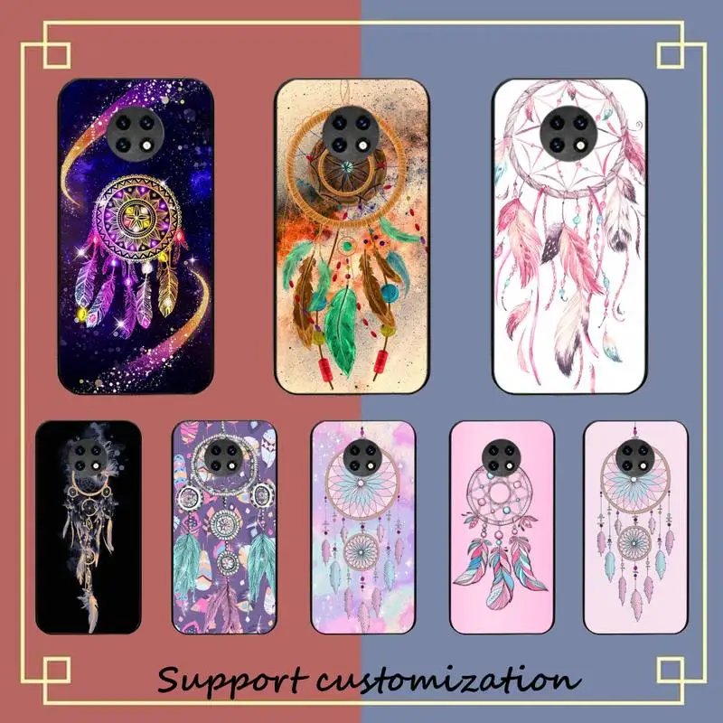 

Dream catcher watercolor Phone Case For Xiaomi Redmi Note 8A 7 5 Note 8pro 8T 9Pro TPU Coque for note 6pro