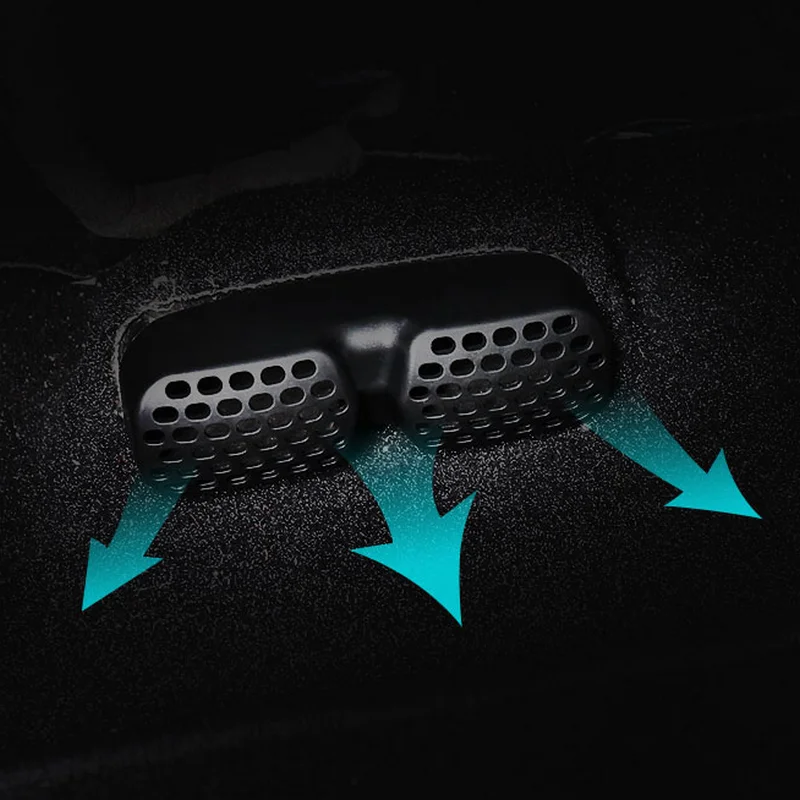 

BJMYCYY AC Footwell Heater Duct Grille Seat Air Conditioner Vent Cover Outlet For Ford Edge 2015 2016