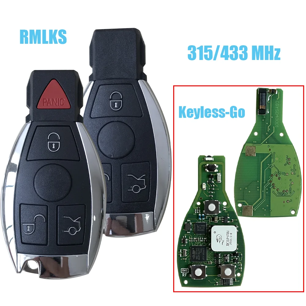 KeylessGo FBS3 CGDI CG MB BGA ключ без ключа Go 315/433 МГц одна кнопка запуска для BENZ W204 W207 W212 W164 W166