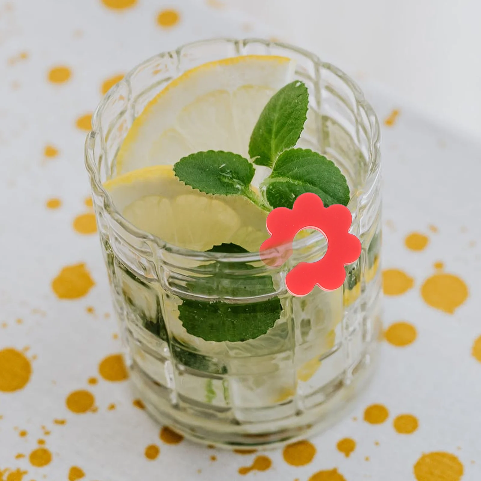 36 шт. стеклянное кольцо с логотипом маркеры для чашек товары вечеринок удобные