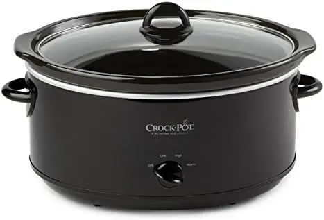 

8 Quart Oval Manual Slow Cooker and Food Warmer, Black (SCV800-B)
