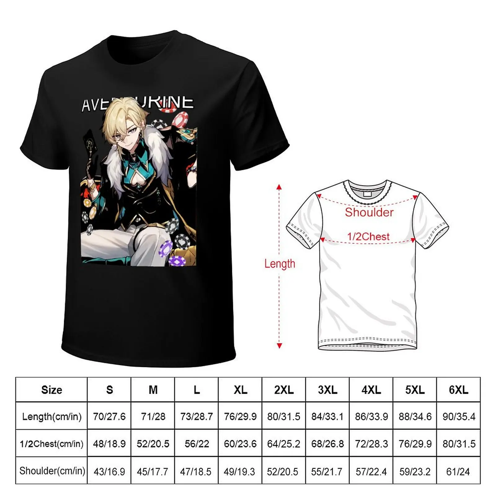 Авантюрин honkai Star Rail рубашка фанат Хонкай наклейки футболка
