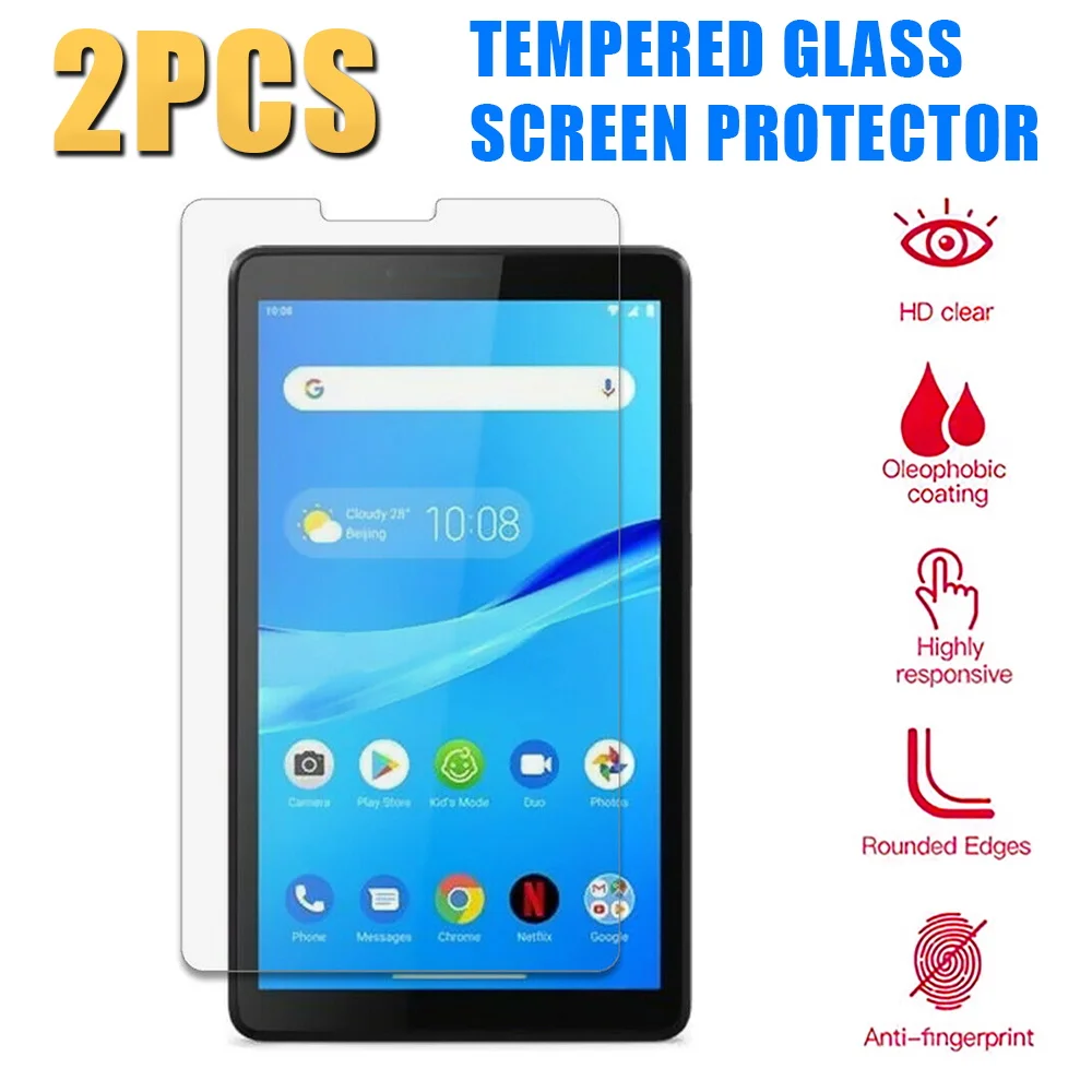 

2PCS Tempered Glass Screen Protector for Lenovo TAB M7 TB-7305F/TB-7305X 7 Inch Tablet Protective Screen Cover