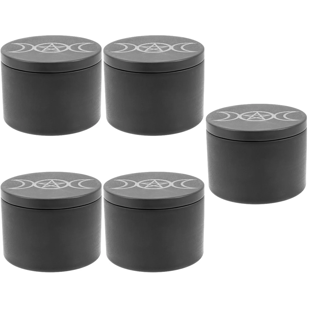 

5pcs Empty Small Iron Jar Making Container Loose Tea Can Candy Storage Jar