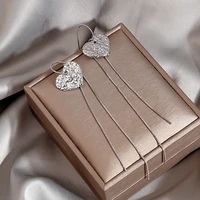 new 2022 fashion love tassel fashion temperament long earrings ear hook jewelry for women girl jewelry gifts