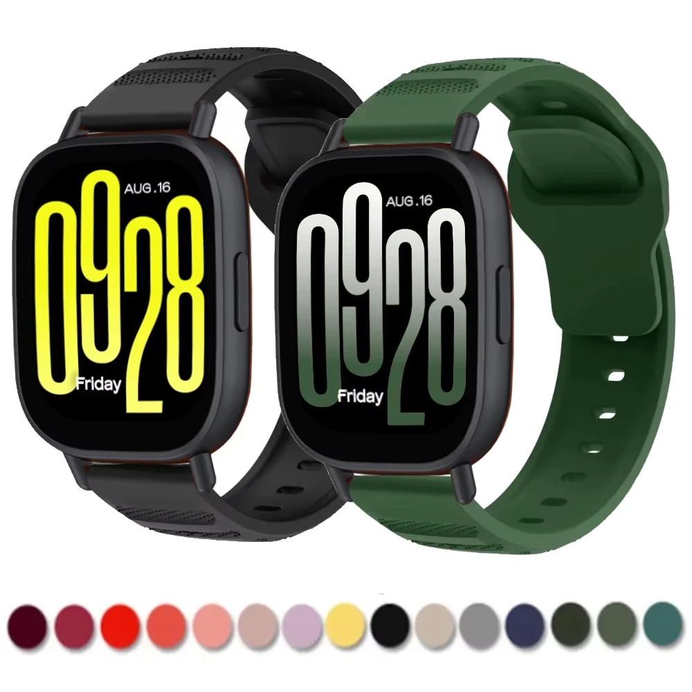 Мягкий силиконовый ремешок для Redmi Watch 5 активный комфортный дышащий браслет Lite