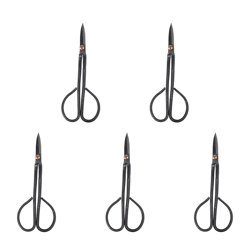 

5X Bonsai Scissors Long Handle Pruning Shears Stainless Steel Gardening Plant Flower Branch Shears Garden Trimmer