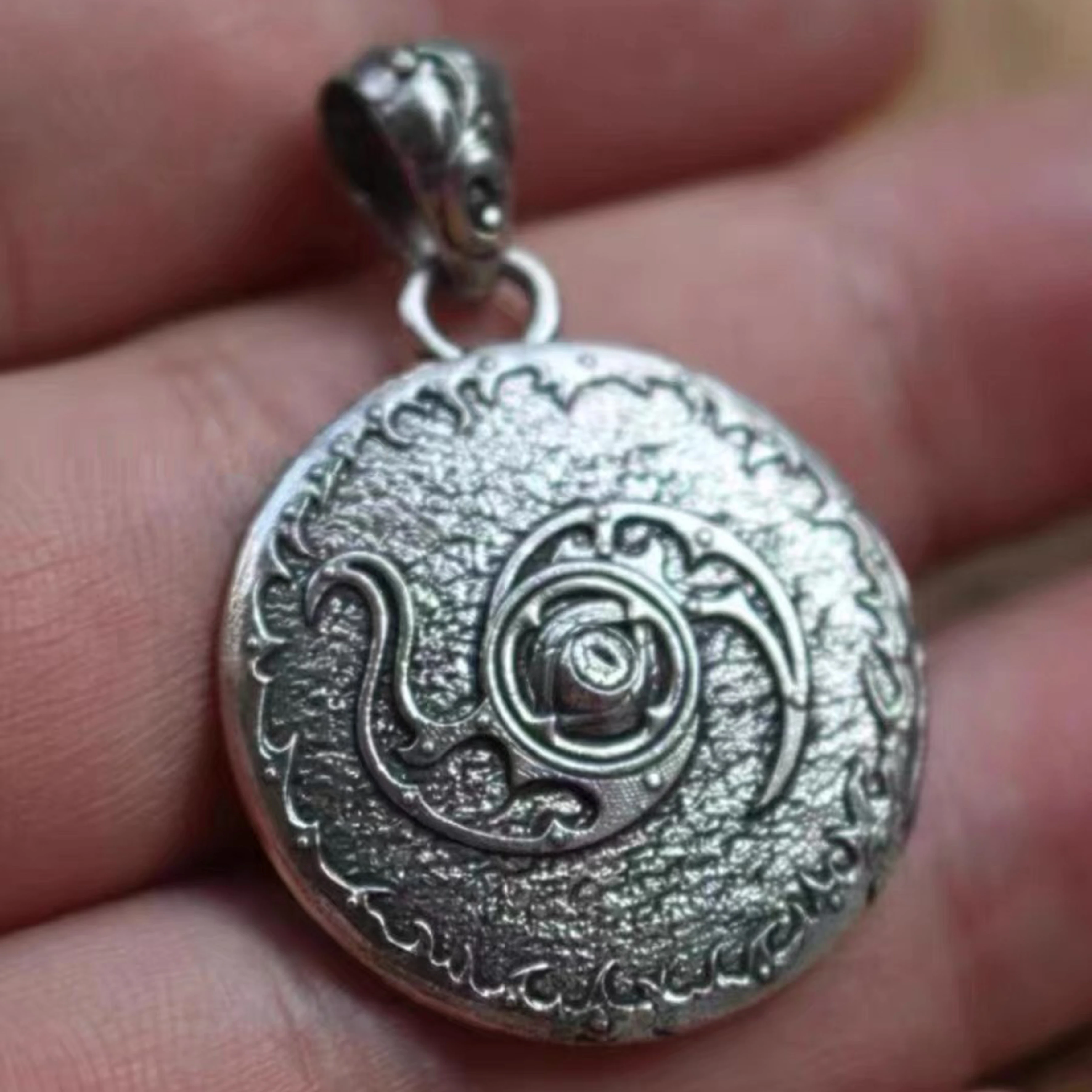 Новый Винтажный Универсальный Серебряный кулон из стерлингового серебра S925 с