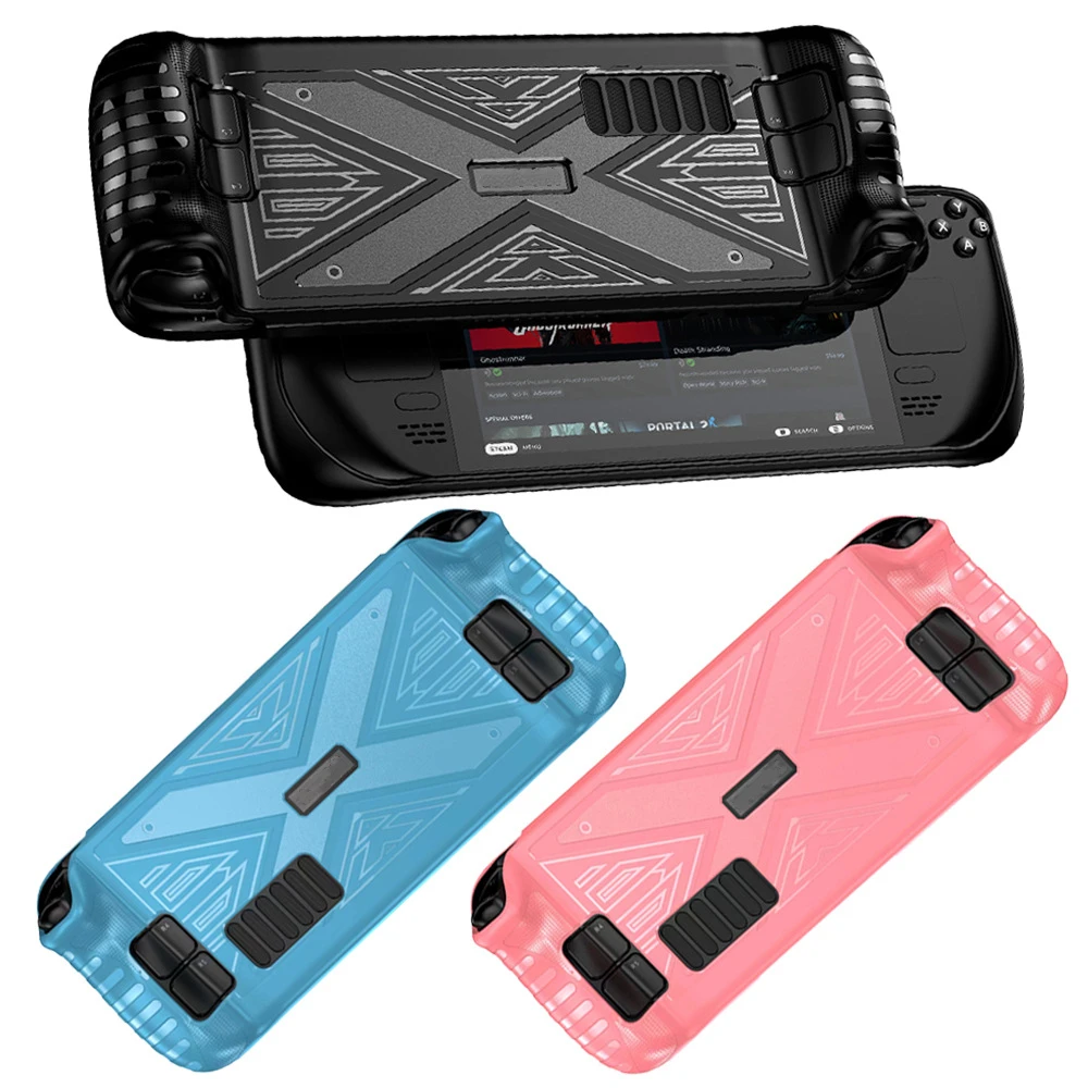 

Case For Steam Deck Game Console Soft Protective Shell Accessories TPU Case Shockproof Anti-drop Back Cover