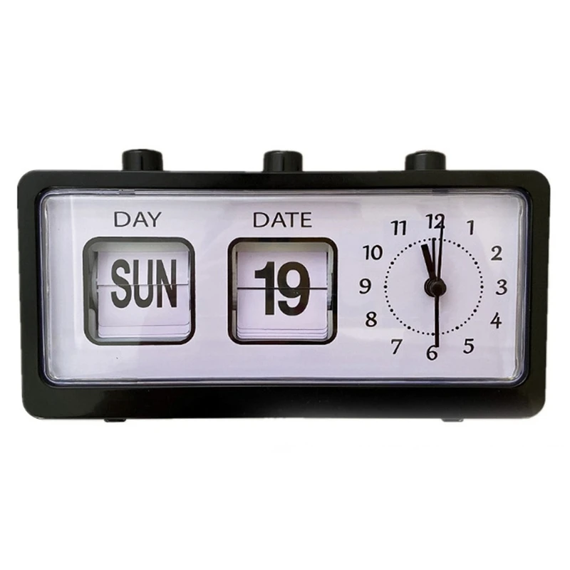 

Ручной поворотный будильник, цифровые часы, квадратный Универсальный будильник, учебный календарь, модные часы