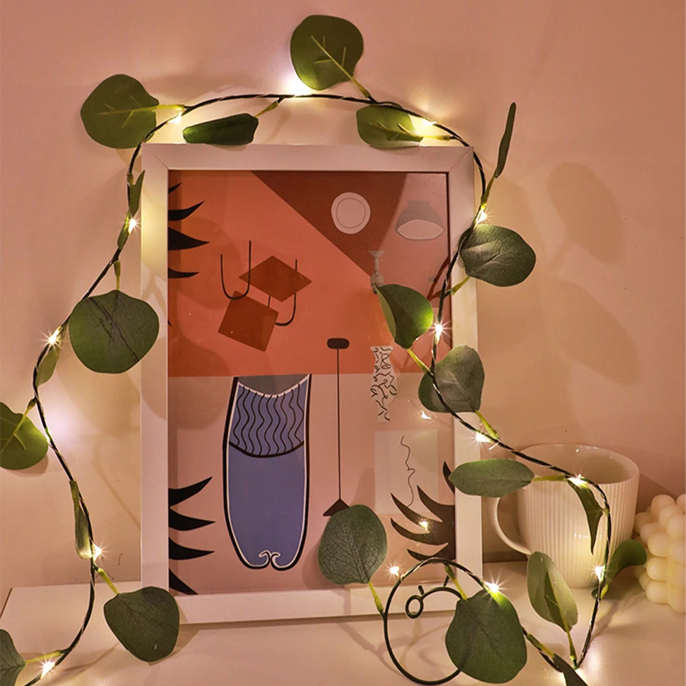 

Подвесной домашний декор для вечерние, современный сад, фестиваль, праздник, питание от батарейки, для помещений и улицы, свадьбы, листья, св...