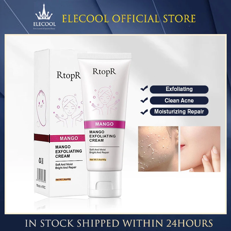 

Mango Face Exfoliating Gel Cream Skin Care Whitening Moisturizer Repair Facial Scrub Neck Hand Cream Facial Cleanser Acne Cream