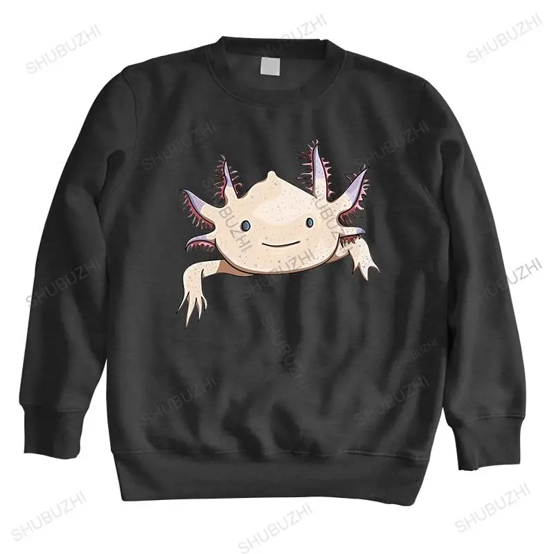 

Мужская Осенняя толстовка, черная толстовка с капюшоном Axolotl Friend, забавная Фирменная зимняя толстовка с мультяшным принтом животных для мальчиков, Новое поступление, Мужская фирменная толстовка