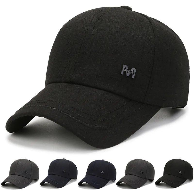 

New Brand Men Dad High Quality Baseball Cap Solid Snapback Leisure Sunhat Male Spring Summer Outdoor Sports Hat Gorras Casquette