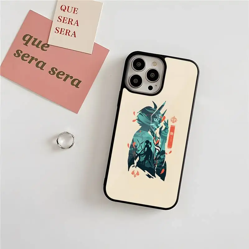 Ударный чехол для телефона Xiao Genshin IPhone 11 13 12 Max Pro Mini 6 7 8 Plus X Xs XR SE2020 Жесткий