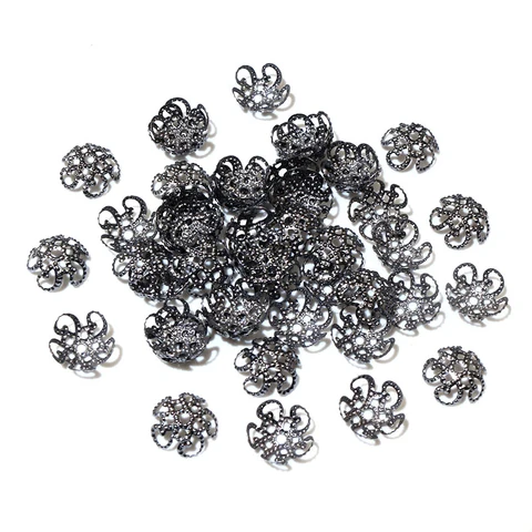 Металлические бусины-разделители Wadsfred золотого цвета 8/9 мм