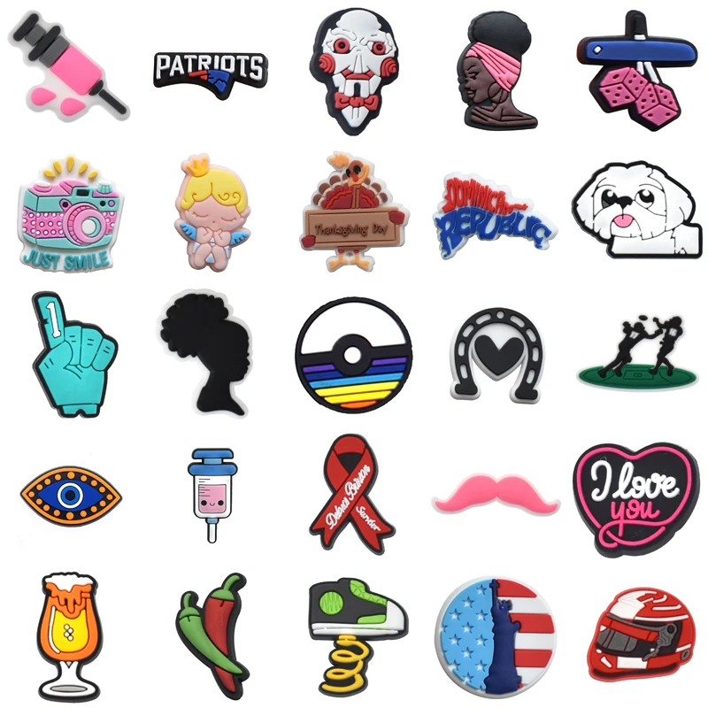 

Kids Para Pins Shoes Accessories Women Charm Decorations for Crocs Set Jeans Girl Shoe Charms Packs Boy Men Gifts Wholesale Bulk