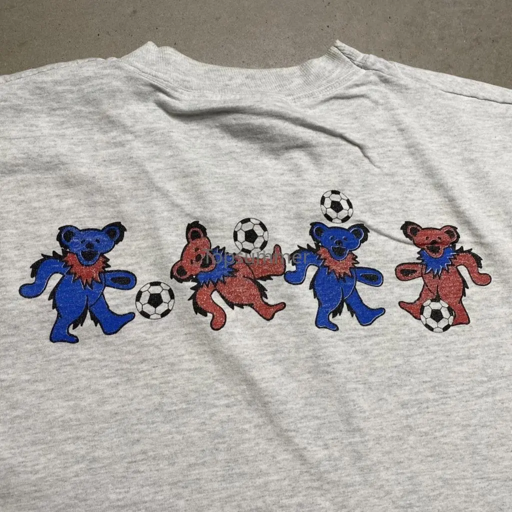 

Men T Shirt Vintage Grateful Dead Soccer T Shirt