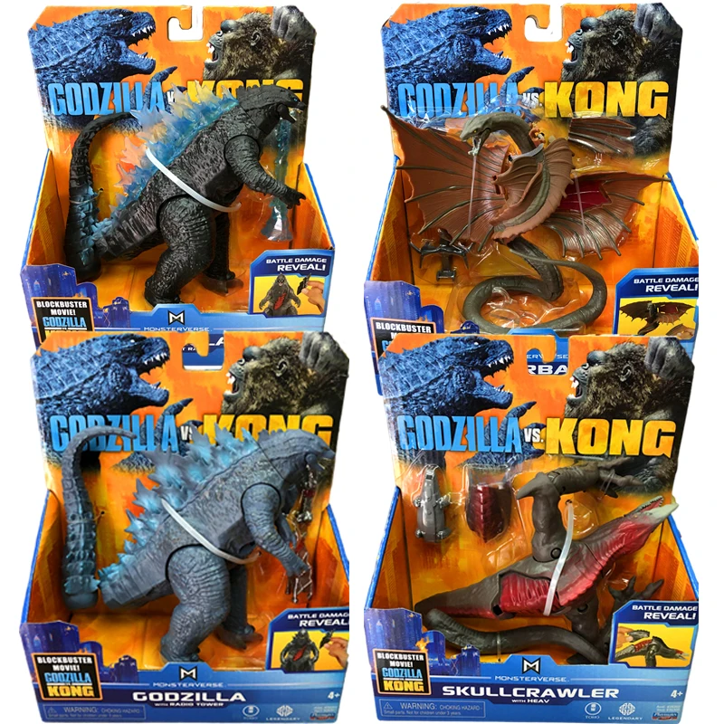 

Godzilla Vs Kong Godzilla Skullcrawler MUTO Figure Model Toys Ornaments Collectable Kids Toy Birthday Christmas Gifts