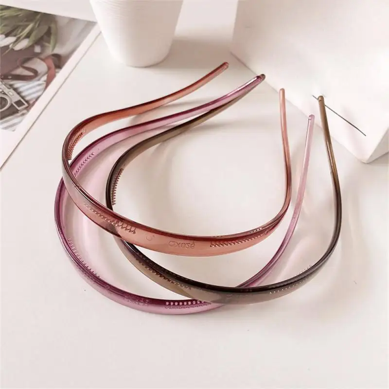 Обруч для волос женский акриловый модная Нескользящая повязка на голову с