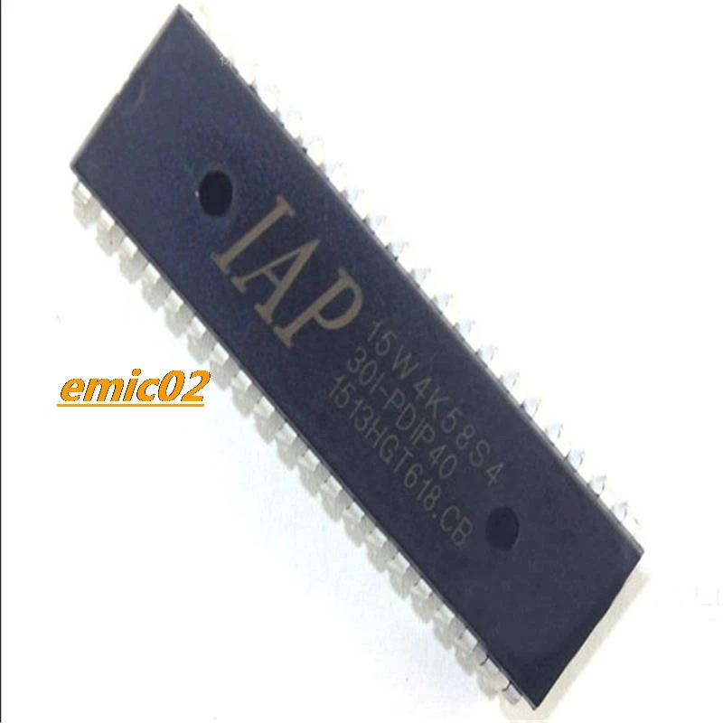 Оригинальный stock STC() IAP15W4K58S4-30I-DIP40 IC