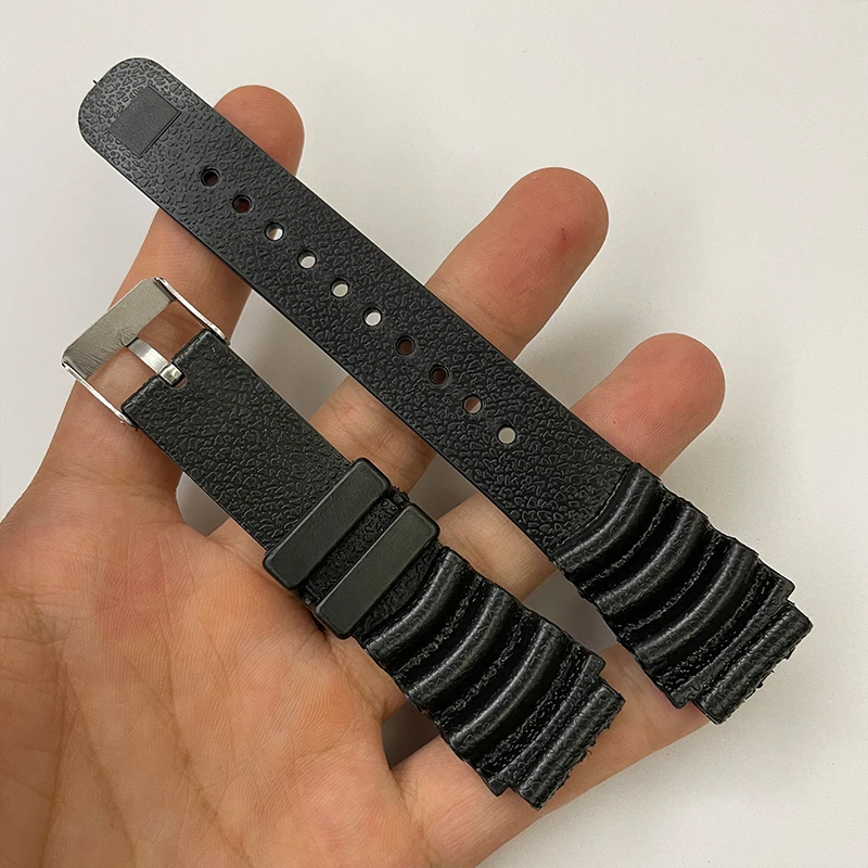 Diving Watch Strap Silicone Sport Strap Fit Seiko SKX007 SRP777J1 Citizen Watch Accessories Rubber Replacement Bracelet Band