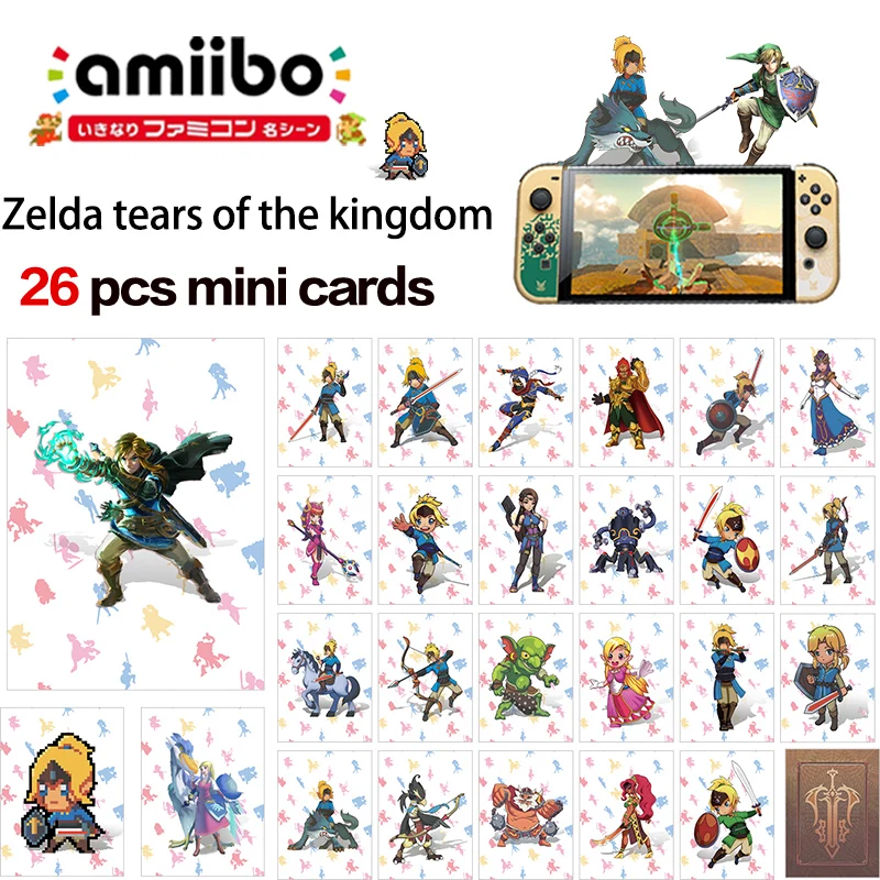 

amiibo Zelda Wild Breath, HD color printing amiibo smart chip sensitive, Kingdom tears linkage card,