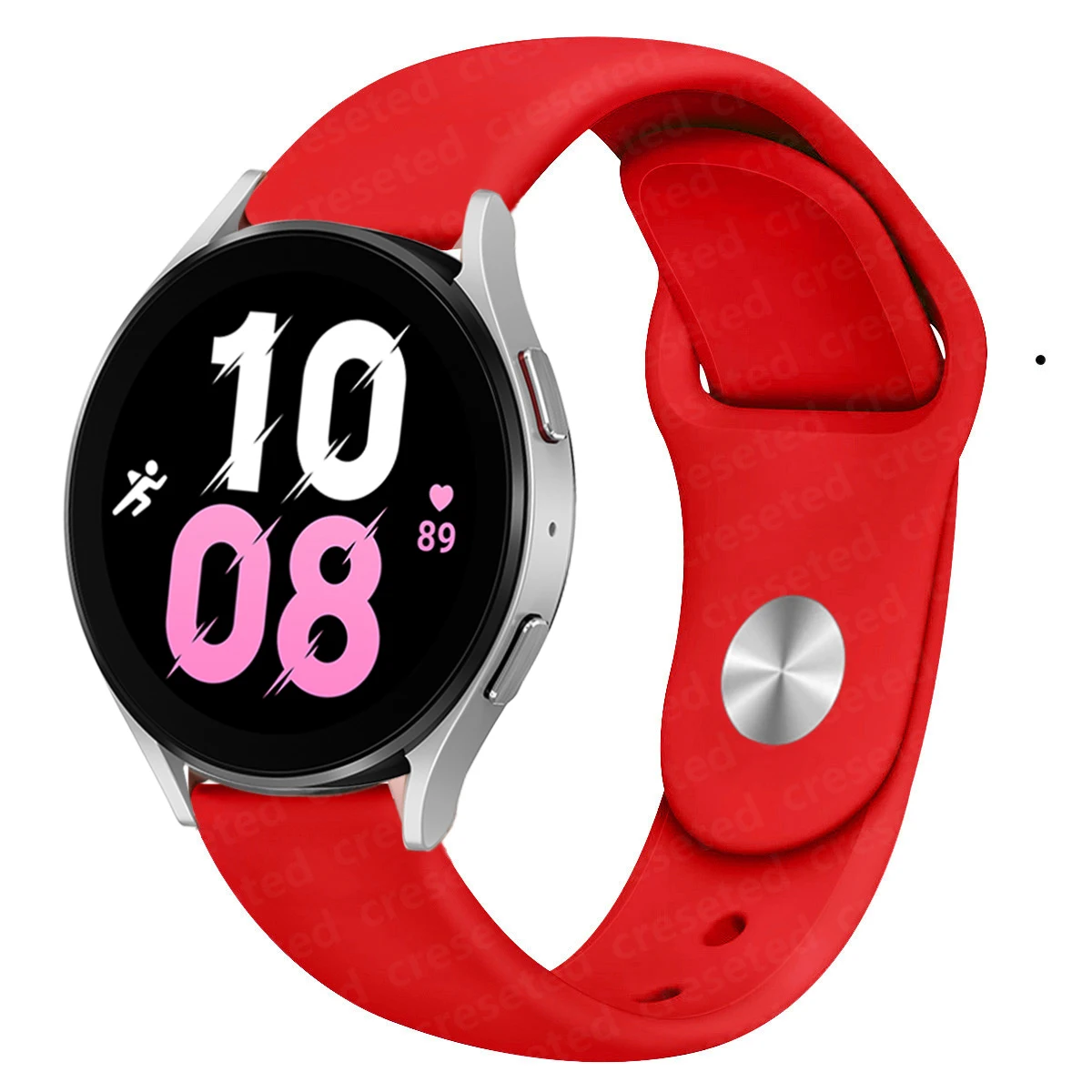 Ремешок силиконовый для Samsung Galaxy watch 4/classic/3 46 мм/42 мм 40 44 браслет Huawei GT 2/2e/pro/Active 2 20