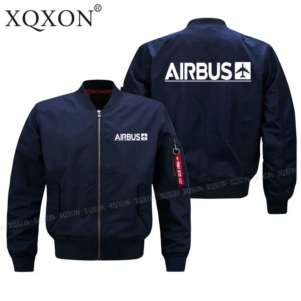 

New-2022New Pilot Man Jacket Airbus New Printed Design Autumn Winter Men Coats Jackets S-6XLBlack Blue Green Jacket Men J712