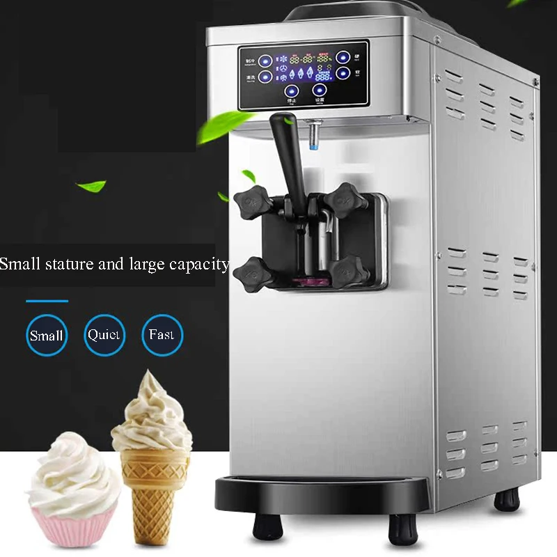 Коммерческий Настольный аппарат для приготовления мягкого мороженого