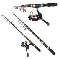 telescopic mini fishing rods super hard carbon steel rivers lakes fishing rod 11 21 51 71 92 12 3 portable fishing tools