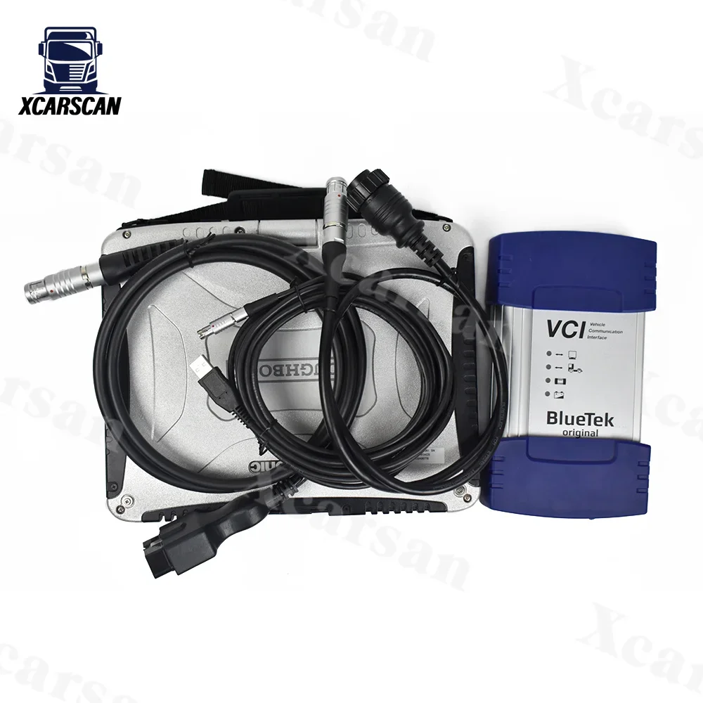 Ноутбук CF19 для Davie 5.6.1 DAF диагностический инструмент VCI-560 MUX сверхмощный сканер