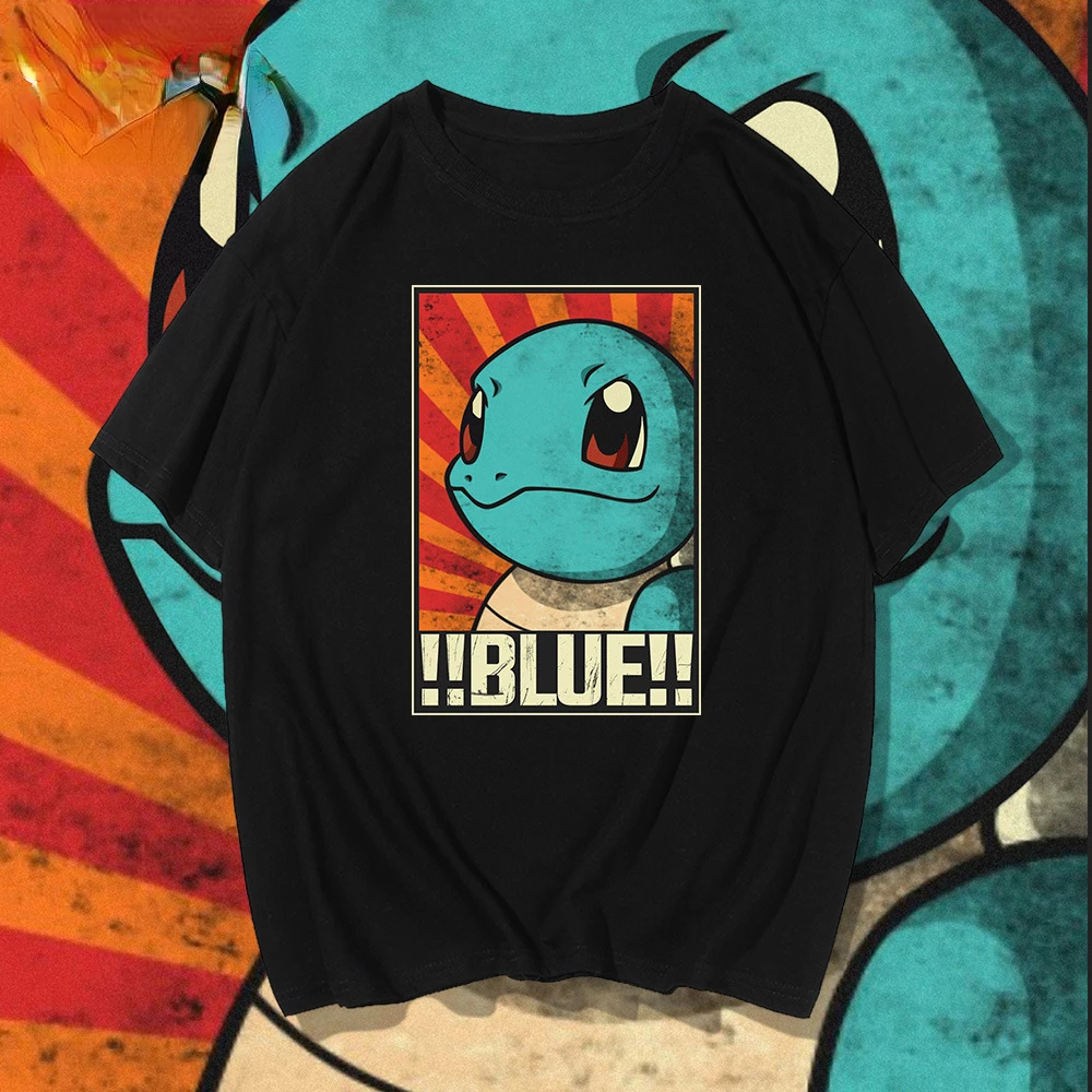 

Pokemon Japanese Anime Detective Pikachu Fidget Kawaii T-shirt Children's Toys Summer Short Sleeve Men and Women Teen Gifts
