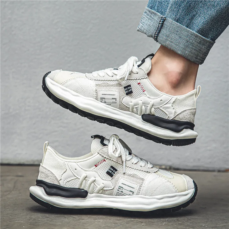 Мужская повседневная спортивная обувь дышащие легкие кроссовки уличная