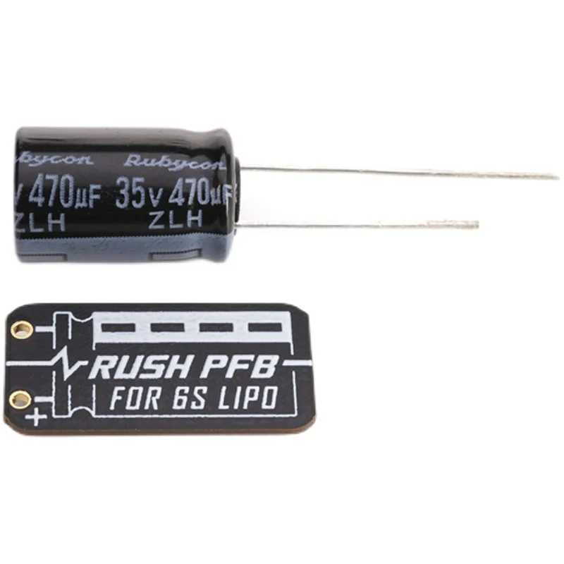 

RUSHFPV RUSH PFB LITE плата фильтра мощности с 35 в 470 мкФ электрической емкостью для 6S LIPO FPV бесщеточные ESC стеки DIY части
