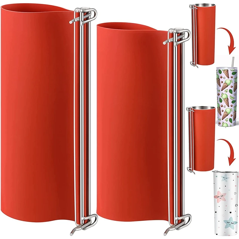 

Promotion! 2 Pieces Of Silicone Wrap 3D Sublimation Silicone Cup Wrap Cup Fixture Suitable For Cup Printing Sublimation Glass Ov
