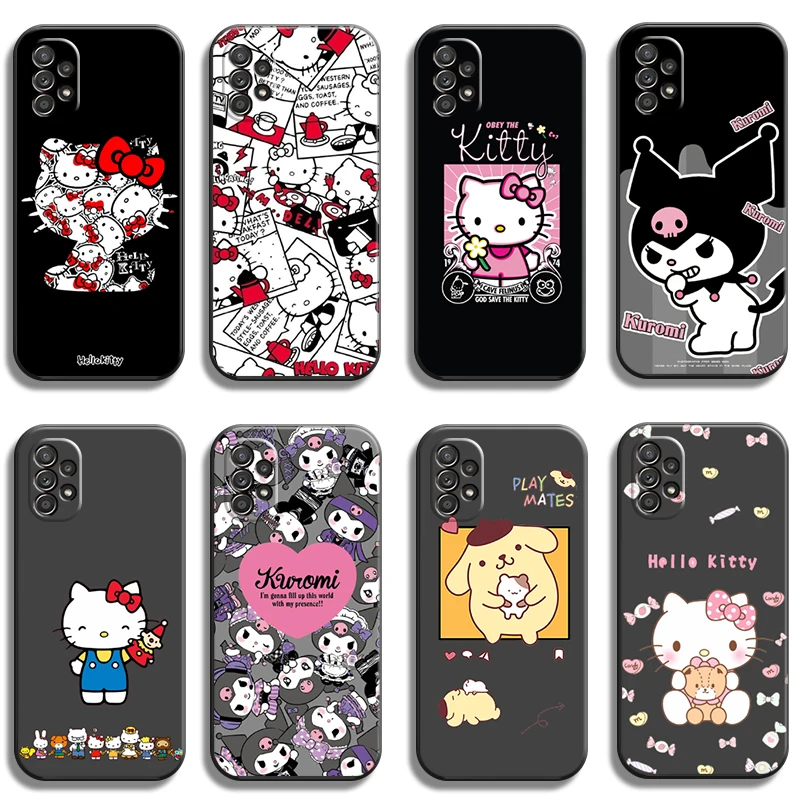 

TAKARA TOMY Hello Kitty Phone Cases For Samsung Galaxy A51 4G A51 5G A71 4G A71 5G A52 4G A52 5G A72 4G A72 5G Back Cover Funda