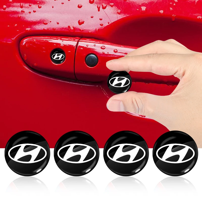 

4pcs Car Lock Keyhole Sticker Car Key Sticker For Hyundai i30 Tucson Elantra Venue Palisade Terracan Accent Kona Veloster Sonata