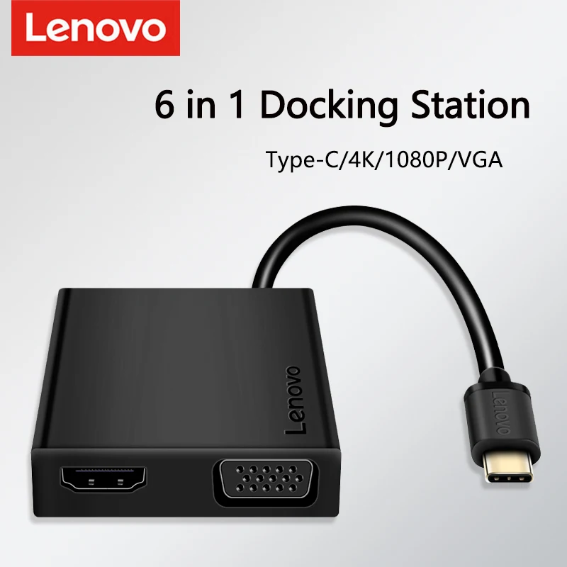 

6 in 1 Type C HUB Docking Station USB C to HDMI-compatible Adapter Kit For Samsung HUAWEI Dex Pad Station usb dock Power Adapter