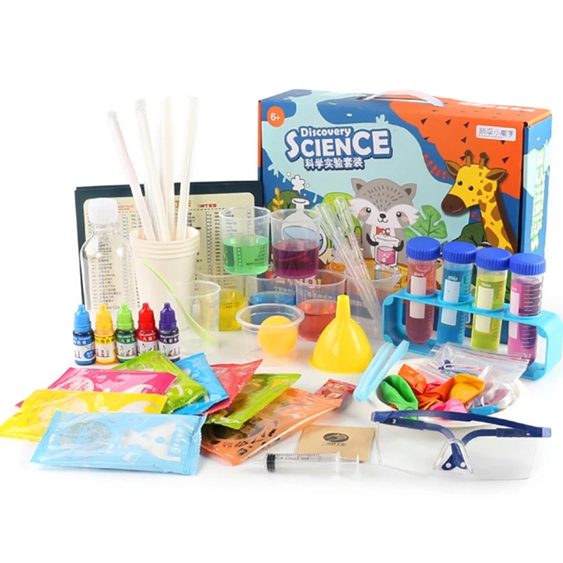 

Children's Chemical Experiment Educational Toy Detechable Improve Intelligence Pattern Portable Educational Toys