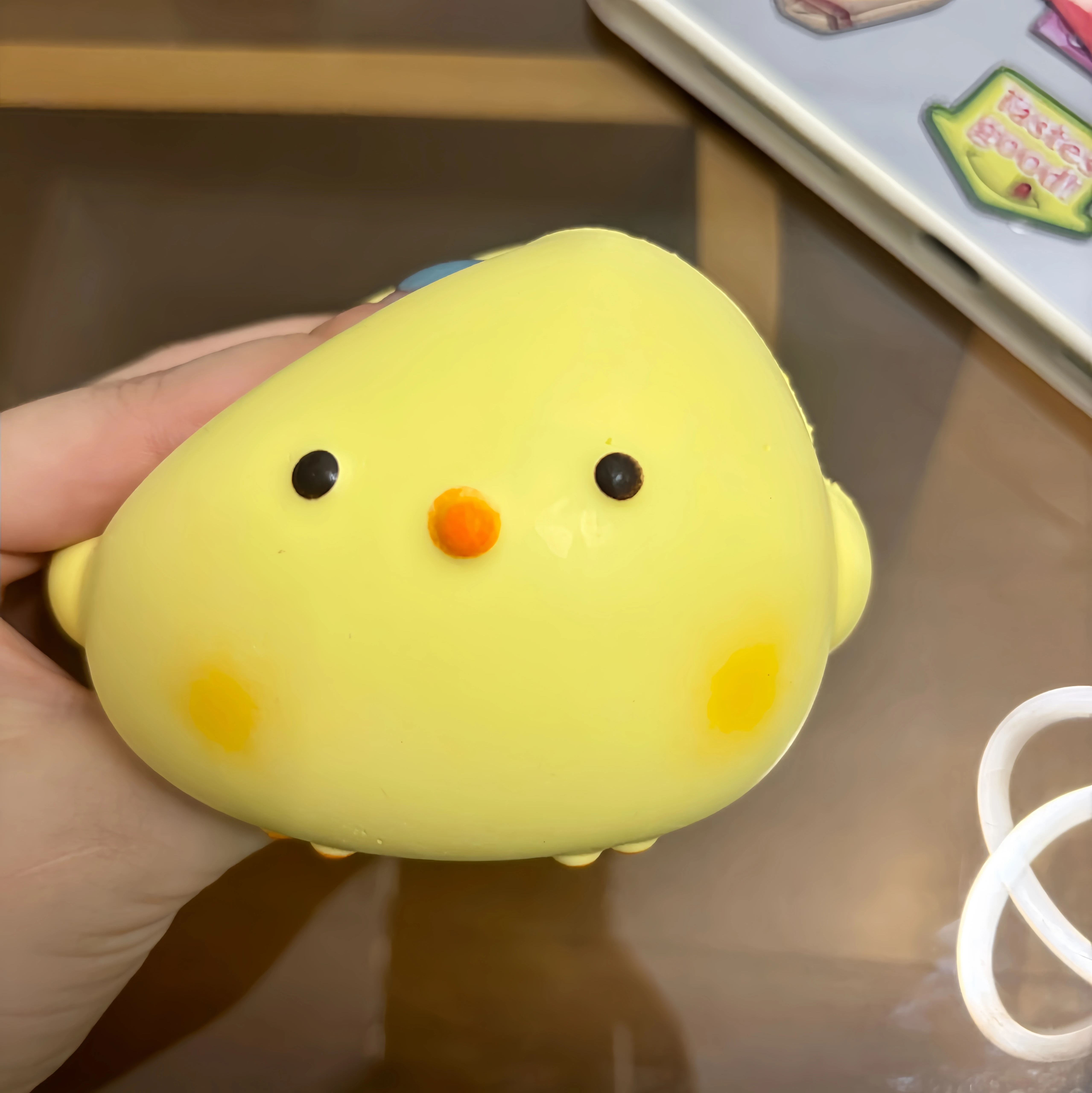 1 шт. Мягкая игрушка-антистресс Kawaii в виде желтого цыпленка Мочи, из пенополиуретана, медленно восстанавливающая форму, для снятия стресса, для сжимания, ASMR, подарок (art.: 3920dbd5cbc56) - 3920dbd5cbc56