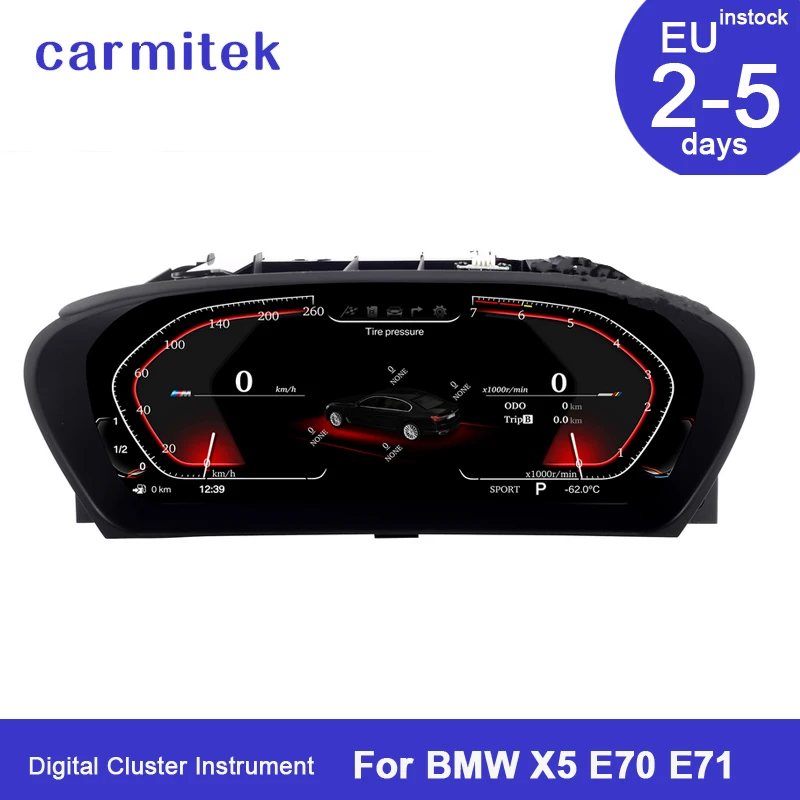 

2022 Latest Original Car Digital Cluster Instrument for BMW X5 E70 LCD Dashboard Instrument Cluster