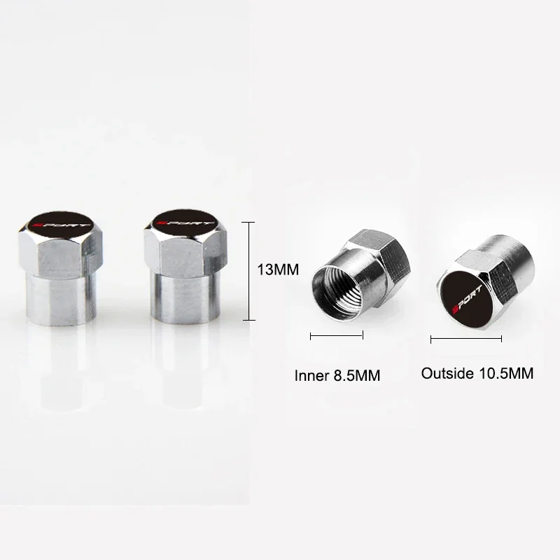 Колпачки клапанов спортивных автомобильных колес для Skoda VRS Octavia A7 Superb 2 Fabia Rapid Yeti