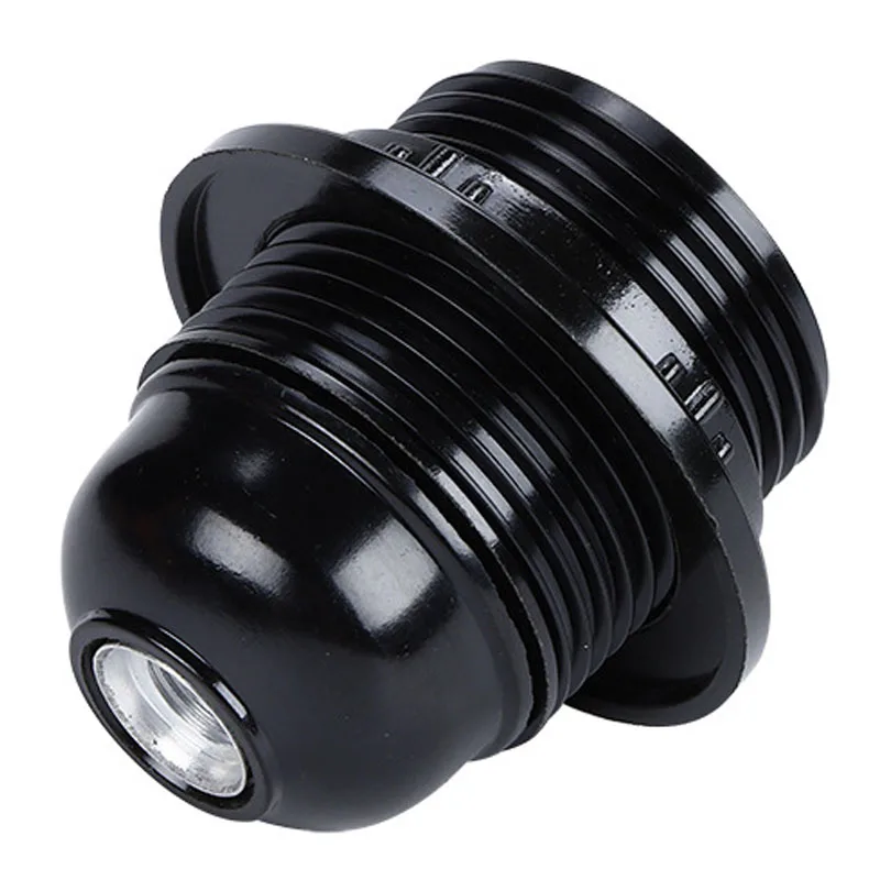 

Черный самоблокирующийся патрон для лампы E27 USBO