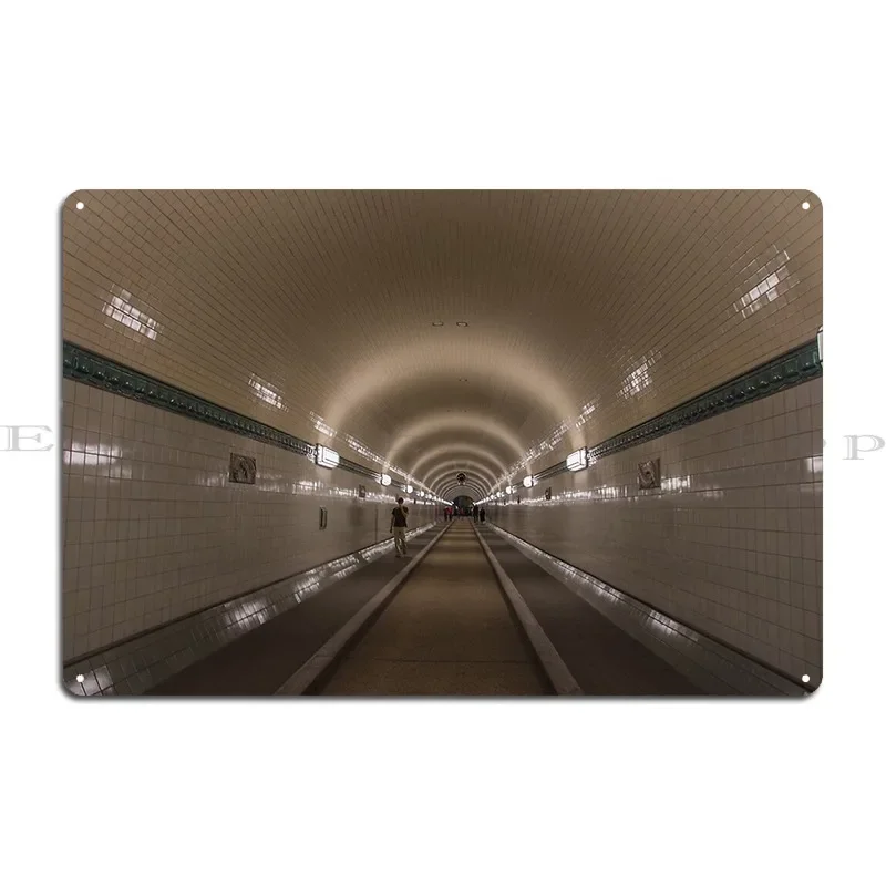 Elbe Tunnel Металлический Знак Кино Забавный Железный Персонализированный Оловянный