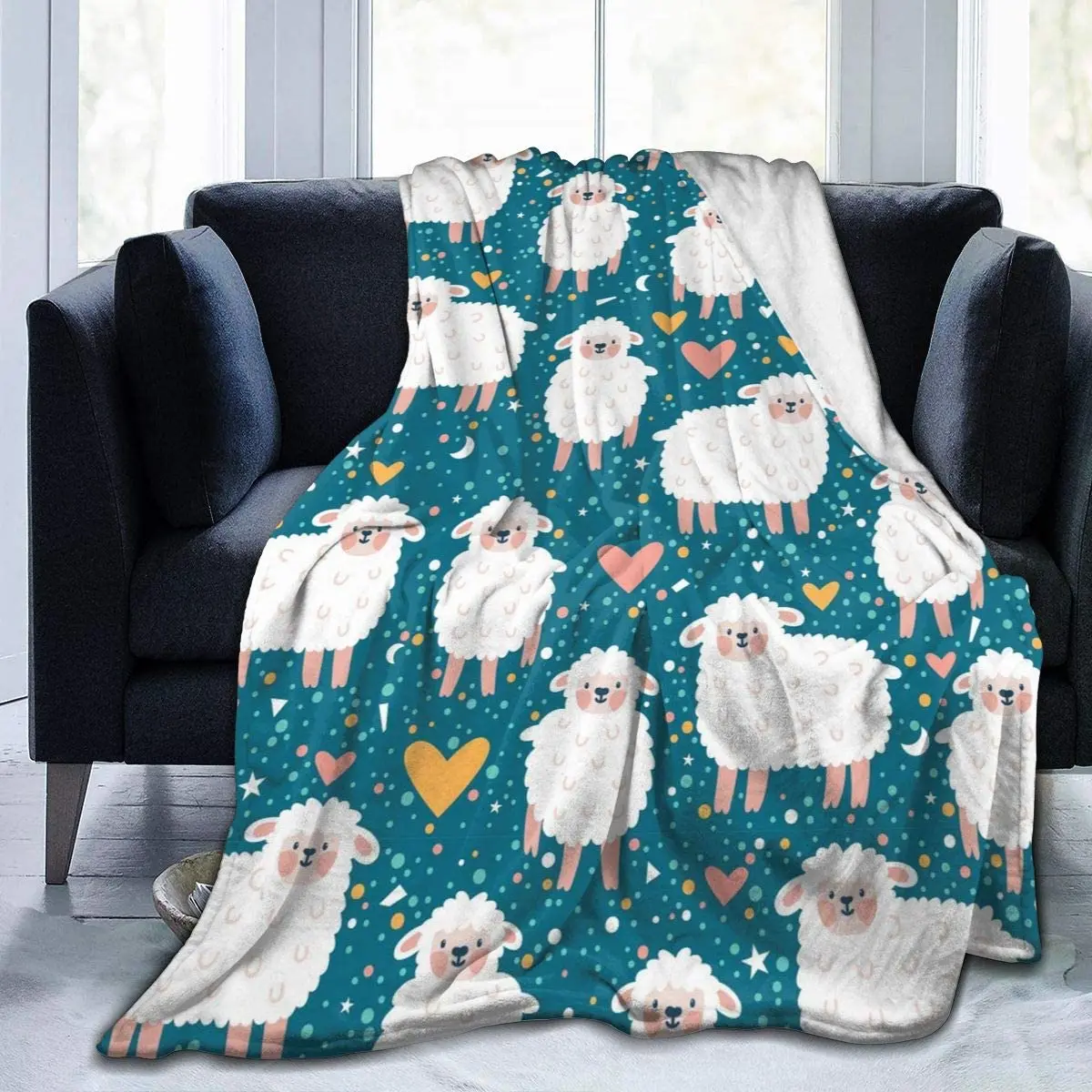 

Одеяло Abucaky из овечьей шерсти, ультрамягкое удобное декоративное Фланелевое покрывало на все сезоны, для дома, дивана, кровати, стула, путеше...