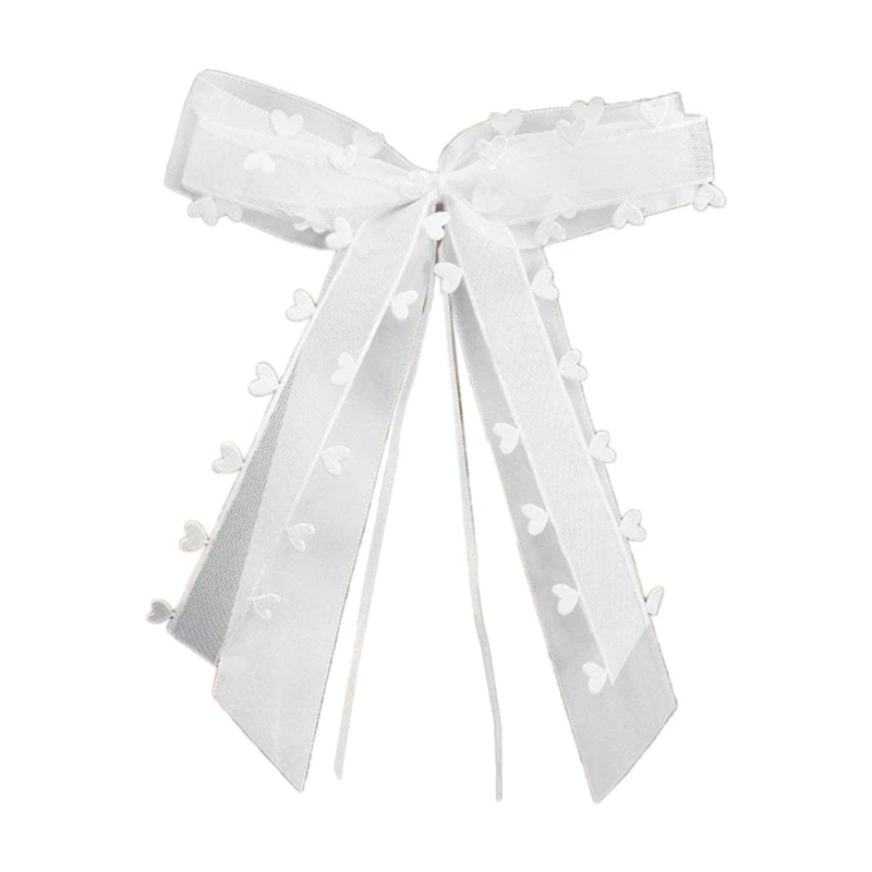 

30 Pcs Love Yarn Bow Party Wedding Car Decoration DIY Heart Yarn Bow Decoration