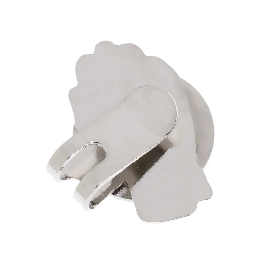 

2 шт. Новинка Зажим для шляпы для гольфа с маркером отличный подарок-черный